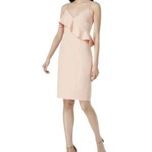 CK Women's Ruffled Sheath Party Dress 2